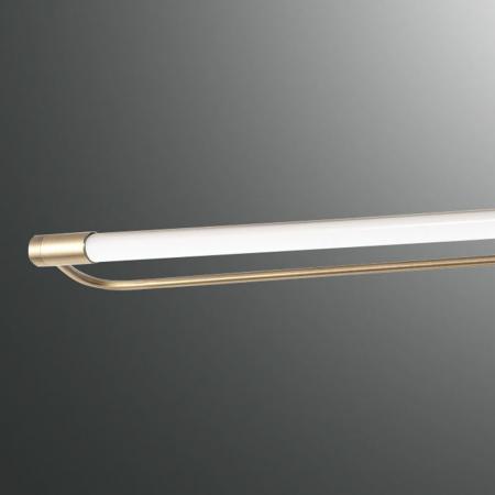Rapallo Filigrane LED Bilderleuchte & Spiegelleuchte in Messing satiniert von Fabas Luce