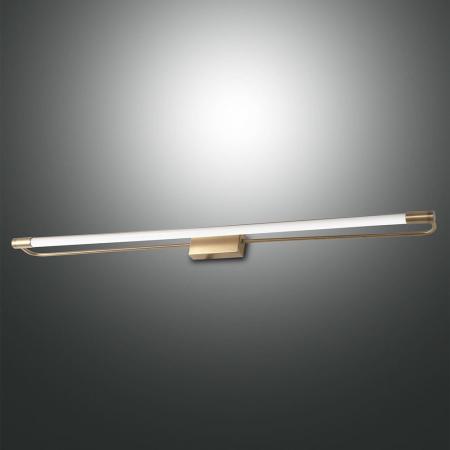Rapallo Filigrane LED Bilderleuchte & Spiegelleuchte in Messing satiniert von Fabas Luce