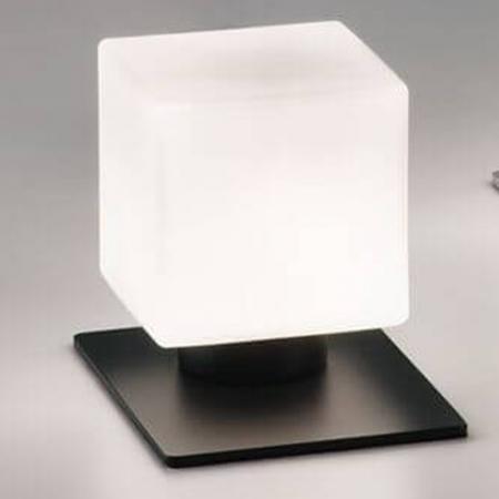 Zara Tischleuchte in Schwarz geblasenes Glas mit Touchdimmer con Fabas Luce