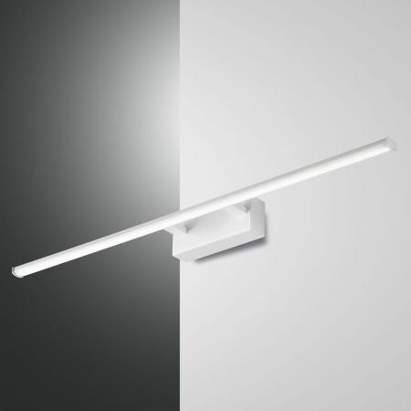Große Nala LED Wandleuchte als Spiegel- und Bilderleuchte in Weiss von Fabas Luce