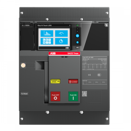 ABB XT7L M 1000 Ekip Hi-Touch LSI 1000 3p FF Kompaktleistungsschalter Tmax XT7M mit vorderseitigen Anschlüssen, 3polig