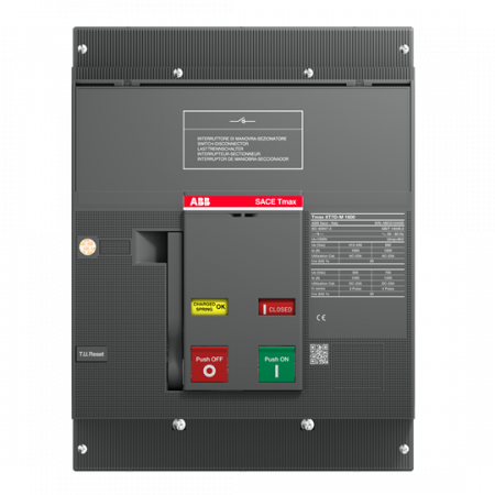 ABB XT7D M 1000 3p F F Kompaktlasttrennschalter Tmax XT7M mit vorderseitigen Anschlüssen, 3polig