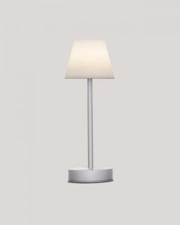 Touch Sensor TISCHLAMPE LOLA SLIM 30 space grau Akku New Garden