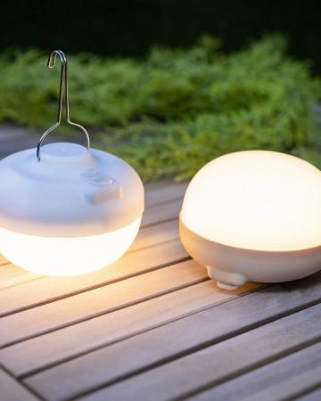 New Garden LED CHERRY BULB in Weiß Akku warmweiss