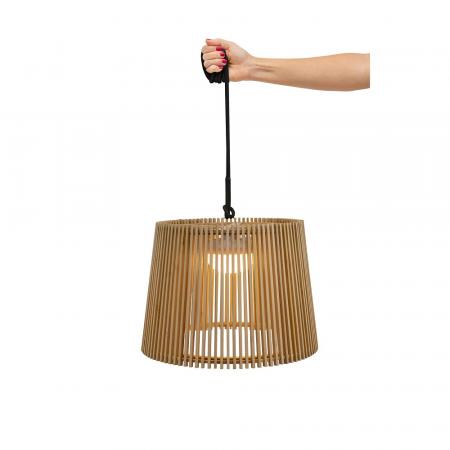 New Garden OKINAWA 40 LED Akku-Hängeleuchte dimmbar mit Fernbedienung, USB IP54