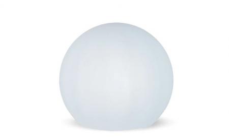 New Garden Große BULY 60 LED Gartenkugel weiss IP65 230 Volt mit Stecker und 2 M Kabel Ø 60 cm mit warmweißem Licht