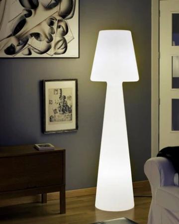 New Garden Lola 165 Stehlampe Designleuchte 230V - warmweißes Licht -  Länge Kabel 4 m - Höhe 165cm, IP65