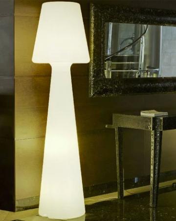 New Garden Lola 165 Stehlampe Designleuchte 230V - warmweißes Licht -  Länge Kabel 4 m - Höhe 165cm, IP65