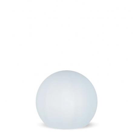 New Garden LED-Lichtkugel BULY 20 weiss Innen & Außen Kabel ø20 x 17 cm warmweißes Licht mit 230 Volt Anschluß/ Stecker