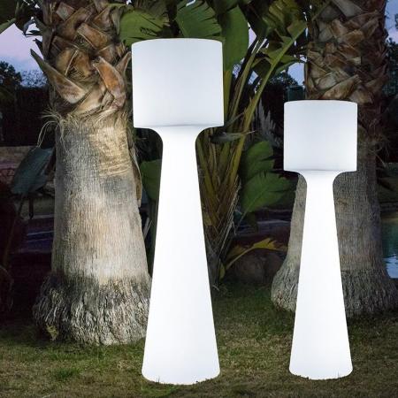 New Garden Außendekoleuchte Grace 140 Stehleuchte RGB Akku USB Fernbedienung Höhe: 140 cm, Kabel länge 1,5 m, farbiges und kaltes Licht