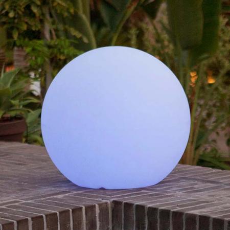 New Garden BULY 30 RGBW Solar LED-Garten Kugel schwimmfähig auch als Poollampe Akku IP68 Ø 30cm