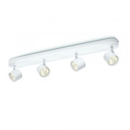 Philips myLiving LED Deckenstrahler Star 4-flammig in weiß mit schwenkbaren Lampen
