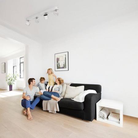 Philips myLiving LED Deckenstrahler Star 4-flammig in weiß mit schwenkbaren Lampen