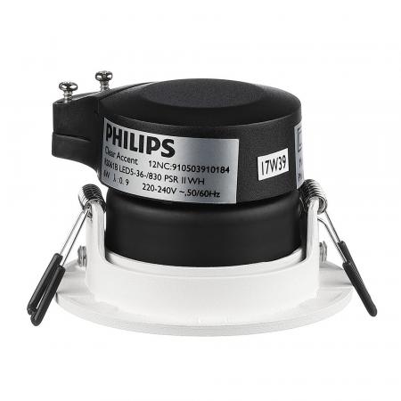 Philips ClearAccent RS071B 6W schwenkbare LED Einbauleuchte weiß - tunable White - dimmbar