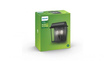 Philips myGarden Wandleuchte Harvest Black Edition Schwarz Vintage Look
