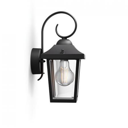 Philips myGarden Außenwandleuchte Buzzard Black Edition Vintage Look Schwarz