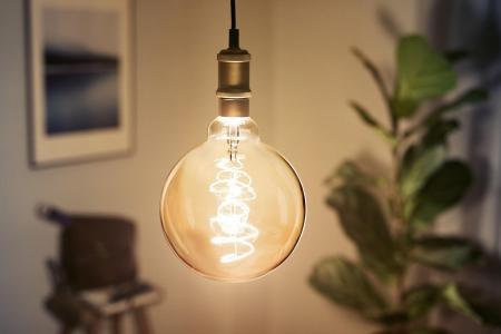 Philips Pendelleuchte in Gold für dekorative Leuchtmittel