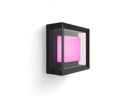 Philips Hue Outdoor LED Wandleuchte & Deckenleuchte Econic in Schwarz