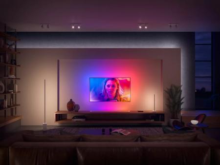 140cm Philips Hue Play Gradient Light Tube weiß kompakt RGBW ZigBee White & Color Ambiance