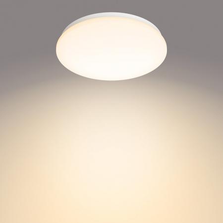 Philips Moiré CL200 LED-Deckenleuchte 6W 600lm 2700K warmweiß weiß Ø220mm