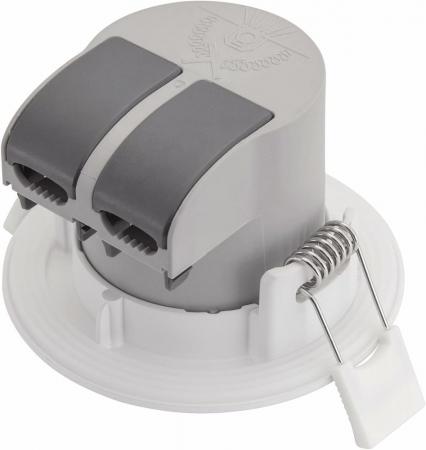 Philips Dive LED-Einbaustrahler IP65 rund weiß Einbau-Durchmesser 70mm, Einbautiefe 15mm, 2700K warmweißes Licht dimmbar