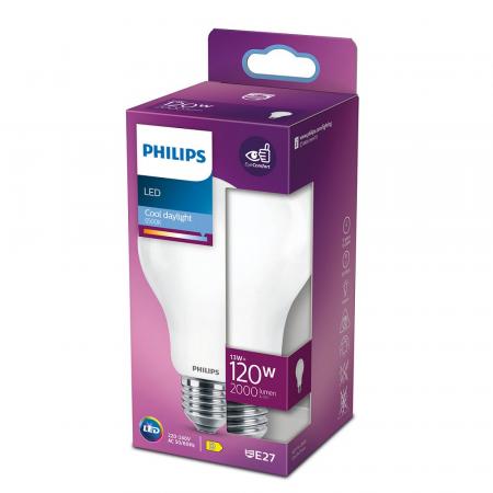 Leistungsstarke E27 PHILIPS LED Lampe A67 13 Watt wie 120 Watt 6500K Tageslichtweißes Licht