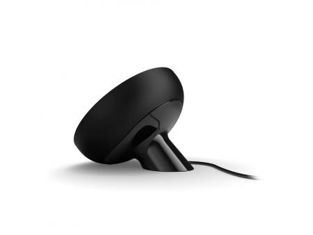 Philips Hue White and Color Ambiance LED Tischleuchte Bloom in Schwarz