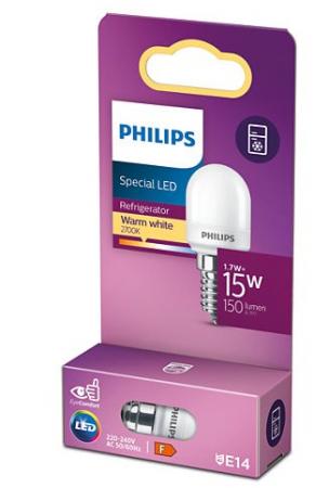  Aktion: Nur noch angezeigter Bestand verfügbar:    Philips LED E14 Kühlschranklampe 1.7W wie 15W warmweisses Licht