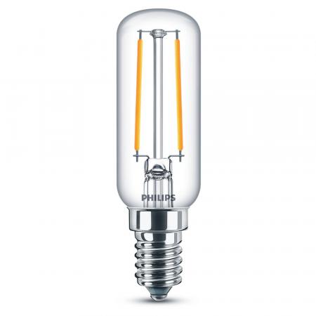 PHILIPS LEDclassic T25L E14 2,1W wie 25W – 250lm 2700K Warmweiß nicht dimmbar - Kühlschrank