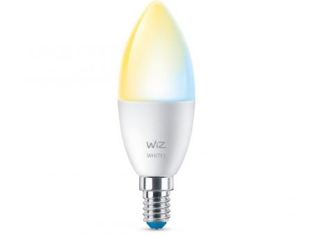 2er Pack WIZ E14 Smarte LED Kerzenlampe Tunable White 4,9W wie 40W WLAN/ Wi-Fi