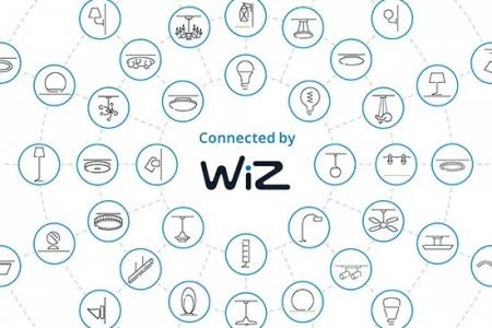 WiZ WiZmote Smart Fernbedienung für WiZ Beleuchtung Bluetooth WLAN Schwarz