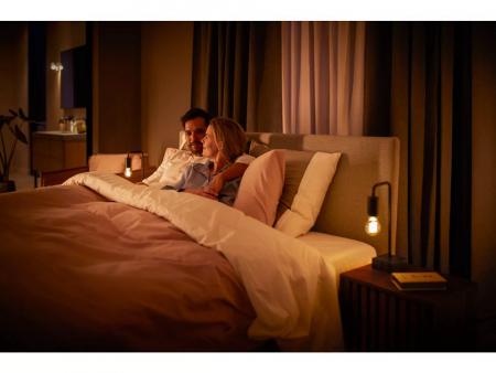 Philips Hue White E27 Filament Retro LED Lampe 7W wie 40W - Vintage Edition mit Glühwedel - tunable White dimmbar