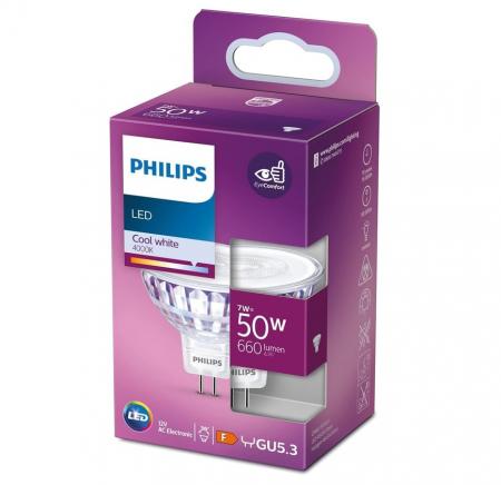 Philips MASTER LEDspot VLE MR16 GU5.3 7,5 W wie 50 W 660 lm 4000 K Neutralweiß 60° dimmbar