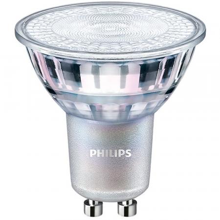 Philips GU10 LED Strahler 4,9W wie 50W warmweißes akzentuiertes Licht 3000K breiter Abstrahlwinkel 120°