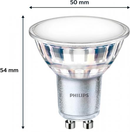 Philips GU10 LED Strahler 4,9W wie 50W Glas neutralweiß breiter Abstrahlwinkel 120°