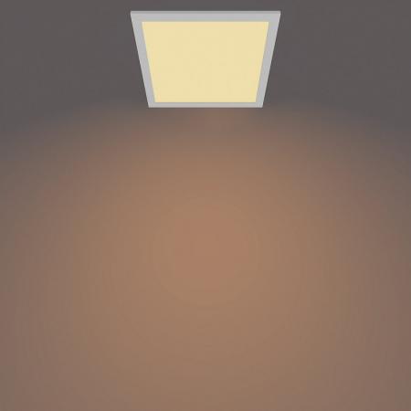 Philips Touch SceneSwitch LED Deckenleuchte quadratisch 12W 1100lm 2700K Warmweiß weiß dimmbar per Lichtschalter