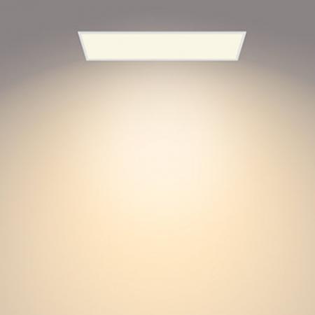 Superslim Philips LED-Panel Touch in rechteckiger Form 30x120cm mit Scene-Switch-Funktion warmweißes Licht mit Eye Comfort