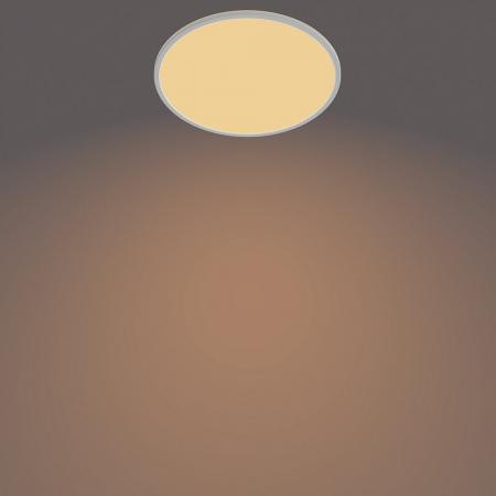 Philips SuperSlim SceneSwitch LED-Deckenleuchte 22W 2000 lm 2700K warmweiß Ø430 mm weiß 3-stufig dimmbar