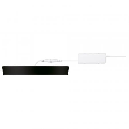 Philips Einbauspot Magneos Slim Surface ø28,6cm 20W, schwarz, 2700K warmweißes Licht