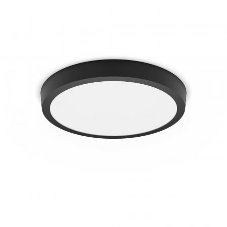 Philips Einbauspot Magneos Slim Surface ø28,6cm 20W, schwarz, 2700K warmweißes Licht