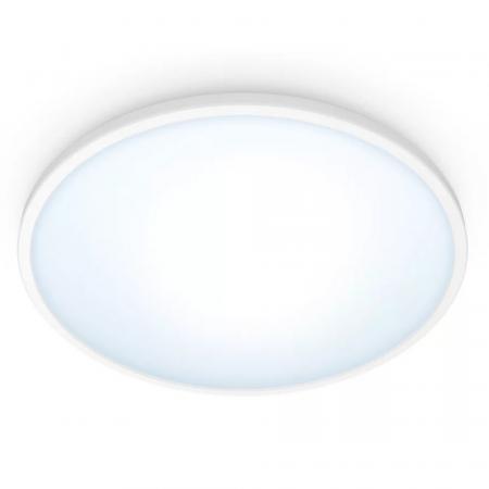 WIZ Smarte Superslim LED Deckenleuchte in Weiß WLAN/Wi-Fi Tunable White Ø29cm