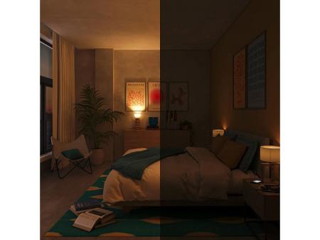 2er-Pack Philips WiZ Smart LED-RGB-Kerzen C37 E14 2×4,9W wie 40W 2×470lm 2200–6500K dimmbar WiFi Bluetooth