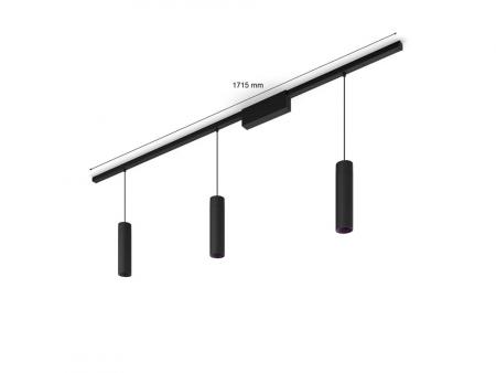 Philips Hue White & Color Ambiance Pendelleuchte Perifo 3-flammig Perifo RGBW multicolor Licht, Schwarz