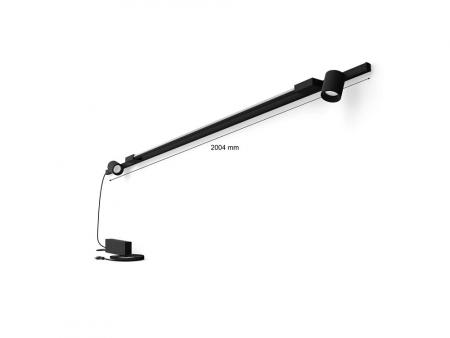 Philips Hue Perifo Basis-Set Wandleuchte schwarz gerade (2 Spots, 1 Gradient Light Tube) RGBW multicolor Licht - inkl. Steckernetzteil, Schwarz