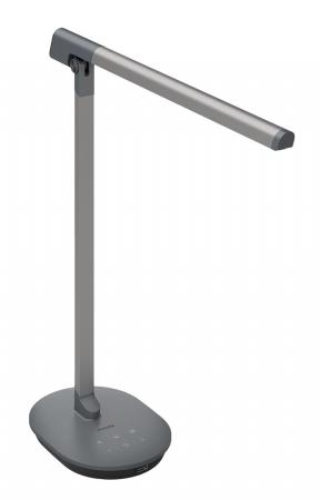 Philips LED Sword Schreibtischleuchte dimmbar mit USB in Anthrazit