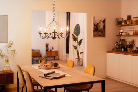 PHILIPS E14 LED Winstsoßlicht WarmGlow dimmbar 3,4W wie 40W warmweisses Licht  mit hoher Farbwiedergabe 90Ra