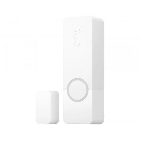PHILIPS Hue Secure Tür-/Fensterkontakt Sensor Batteriebetrieb - steuerbar via App, kompatibel mit Amazon Alexa