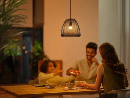 2er Philips Hue White E14 White Ambiance Tropfen Lampe 5,1W Tunable White - steuerbar via App, kompatibel mit Amazon Alexa, ZigBee, Bluetooth