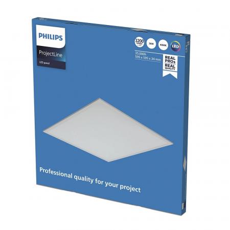 Philips ProjectLine LED Panel 60x60cm 36W 3200lm weiß 4000K UGR22