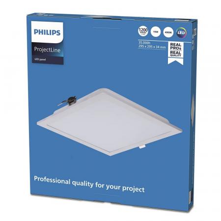 Philips ProjectLine Panel 3030 15W 1200lm 4000K Neutralweiß 295×295mm NOC Einlegepanel